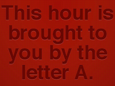 HelvetiClock idea clock helvetica inset iphone red texture