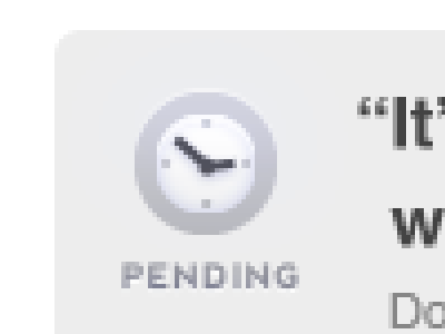 Lil' Pending Clock