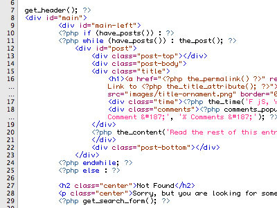 Wordpress code new website wordpress