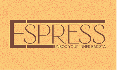 Espress...Unbox Your Inner Barista. advertising branding coffeemockups coffeepackaging design graphic design illustration illustrator logo design packagingdesign photoshop shippingboxes