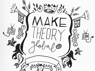 theory black drawing global white