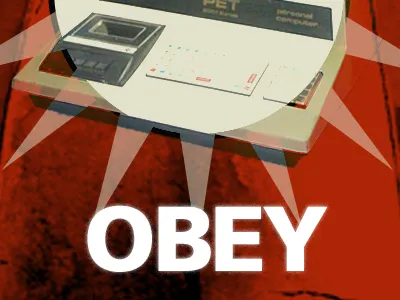 OBEY poster retro