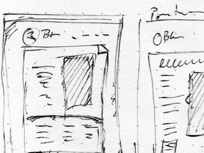 Possible site layout blueflavor ideas penpaper sketching