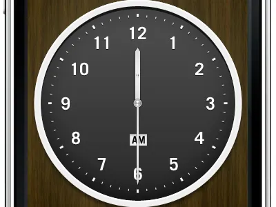 Time Selector clock iphone momento selector time wood