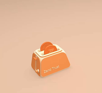 Toaster animation blockchain c4d toaster web3