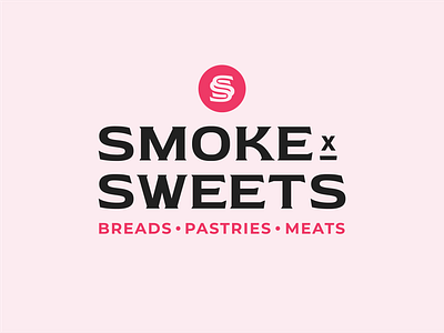 Smokes x Sweets Logo bakery barbecue brand identity branding bread food lettering logo logo design pastries visual identity