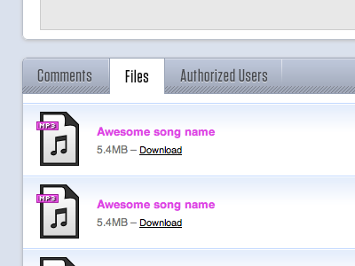 Files grey helveticons pink tungsten ui