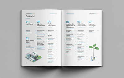 BeFa Annual Report 2022 annual report blue book book design corporate digitalization ecology financial graphic design green illustration infographic layout publication sustainability table of contents typography vector