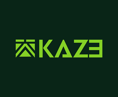 KAZE LOGO branding logo design monorail