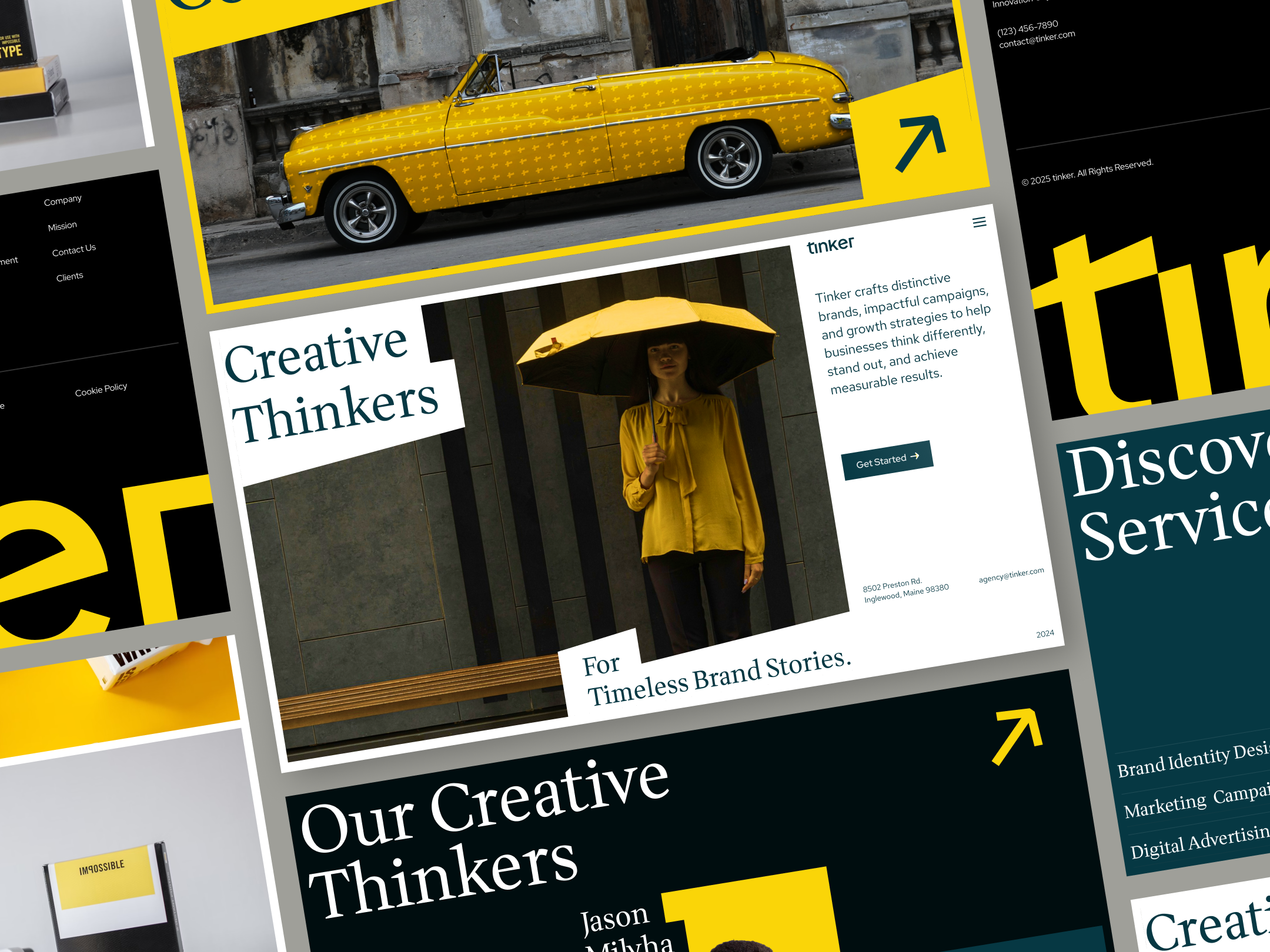 Tinker : Creative Agency - Landing Page by SlabPixel Designer for ...