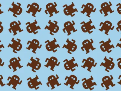 Lets Play - in Blue blue friendly but lonely fun martian pattern rebound reboundgame