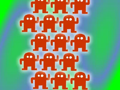 Psychedelic… invasion? fireworks reboundgame