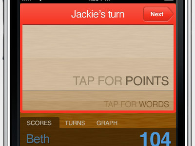 Webapp version of my Scrabble scorekeeper project css3 iphone webapp