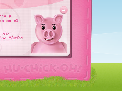 HU·CHICK·OH! concept pink web