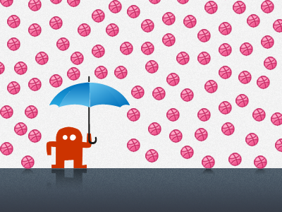 Rebounds Pouring In dribbble martian rebound umbrella
