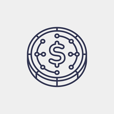 Currency Modernization icon coin design finance graphic design icon illustration logo money vector