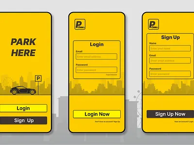 Login Page UIUX Design architecture car parking design graphic design login page mobile app ptototype signup page ui ui design uiux us design wirefrme