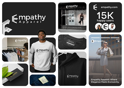 Empathy Apparel Logo Design & Branding apparel brand brand book brand identity branding clothing logo creative design creative logo custom logo elegant design exclusive design fashion branding logo luxury logo minimalist logo modern logo premium clothing refined branding sophisticated style timeless logo unique identity