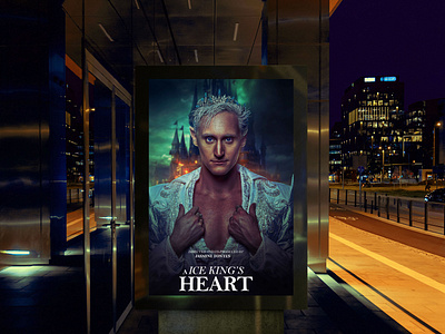 The Ice King's Heart 2025 film poster graphic design movie poster the ice kings heart