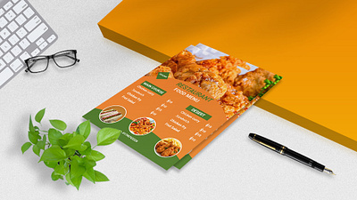 Food Flyer desing branding business card design flyer graphic design illustration logo mockup vector