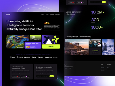 AI IMAGE GENERATOR branding design graphic design ui uiux ux uxdesign