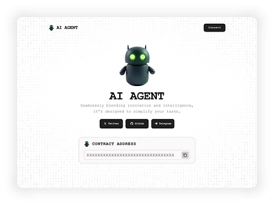 AI Agent Token Landing Page ai ai agent ai agent creator ai landing page ai meme ai token ai website blockchain coin crypto crypto landing page crypto website dashboard landing landing page meme coin p2p swap token website