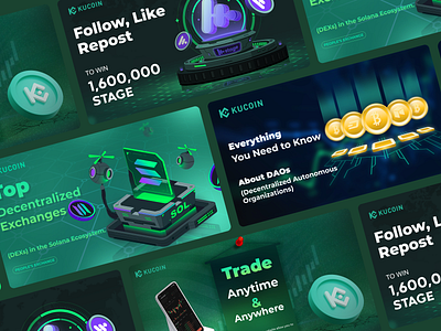 Crypto Banner Design bannder ida banner crypto crypto banner crypto design graphic design kucoin banner