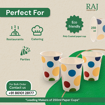 Paper cup advertisement branding design graphic design product design ui uiux we web app