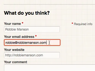 Error styles + grid tweaks baseline border radius box shadow error form grid opacity typekit