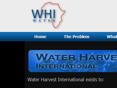 WHI Water blue nonprofit water