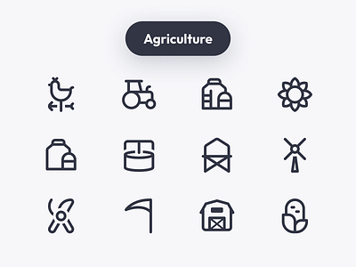 Agriculture Icons - Lineicons agriculture icons agroicons agrotech ecoicons farmingicons flaticons icon pack iconography icons iconset line icons minimal icons svg vector