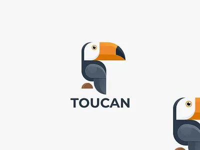 TOUCAN branding design graphic design icon logo toucan toucan coloring toucan design graphic toucan logo