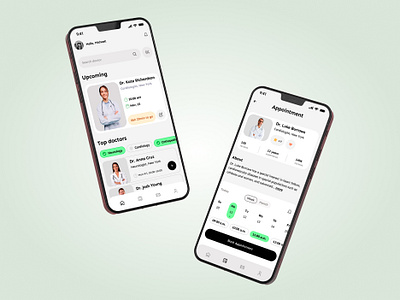 Medical Mobile App app appointment design doctors interface medical mobile ui