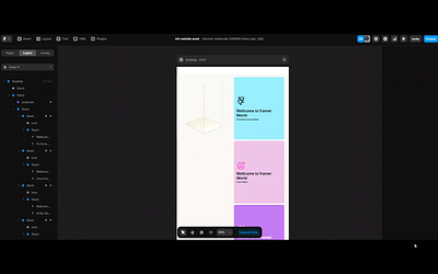 Scroll transform animation in framer 2025 branding development framer landing template ui ux