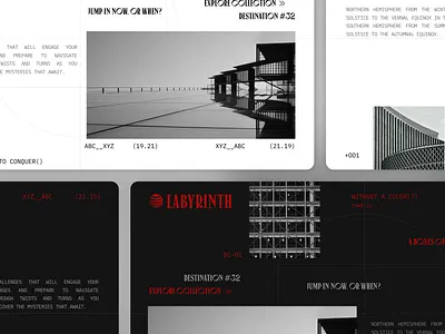 Labyrinth - Twisted Passages adobe design dribbble figma horizon landing page maze puzzle ui ux web design website