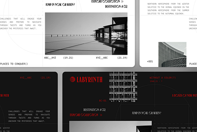 Labyrinth - Twisted Passages adobe design dribbble figma horizon landing page maze puzzle ui ux web design website