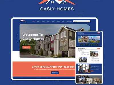 CASLY HOMES 3d animation branding graphic design logo motion graphics ui