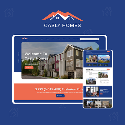 CASLY HOMES 3d animation branding graphic design logo motion graphics ui