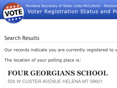 Voter Registration Status css design gradient html photoshop