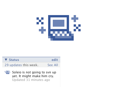 Drunk Computer facebook icons nostalgia