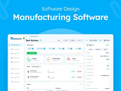 Manufacturing Software app design ui ui designer ui desinger uiux ux web