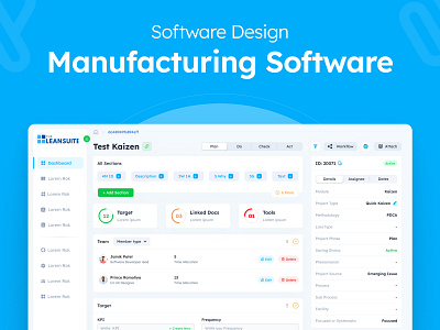 Manufacturing Software app design ui ui designer ui desinger uiux ux web