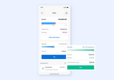 🧬Redesigned Loan Experience on Mobillet calculate calculator loan redesign