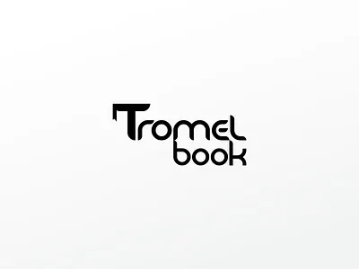 Tromel Book Logo book bookstore branding design graphic design illustration inspire logo logotype type typography vector