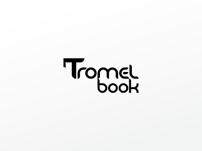 Tromel Book Logo book bookstore branding design graphic design illustration inspire logo logotype type typography vector