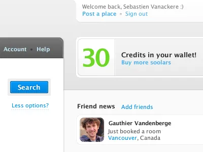 Credits app