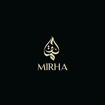 Arabic calligraphy logo Mirha arabic calligraphy arabic calligraphy logo arabic logo arabic logo design arabic logo designer calligraphy design logo design minimal arabic logo mirha arabic logo