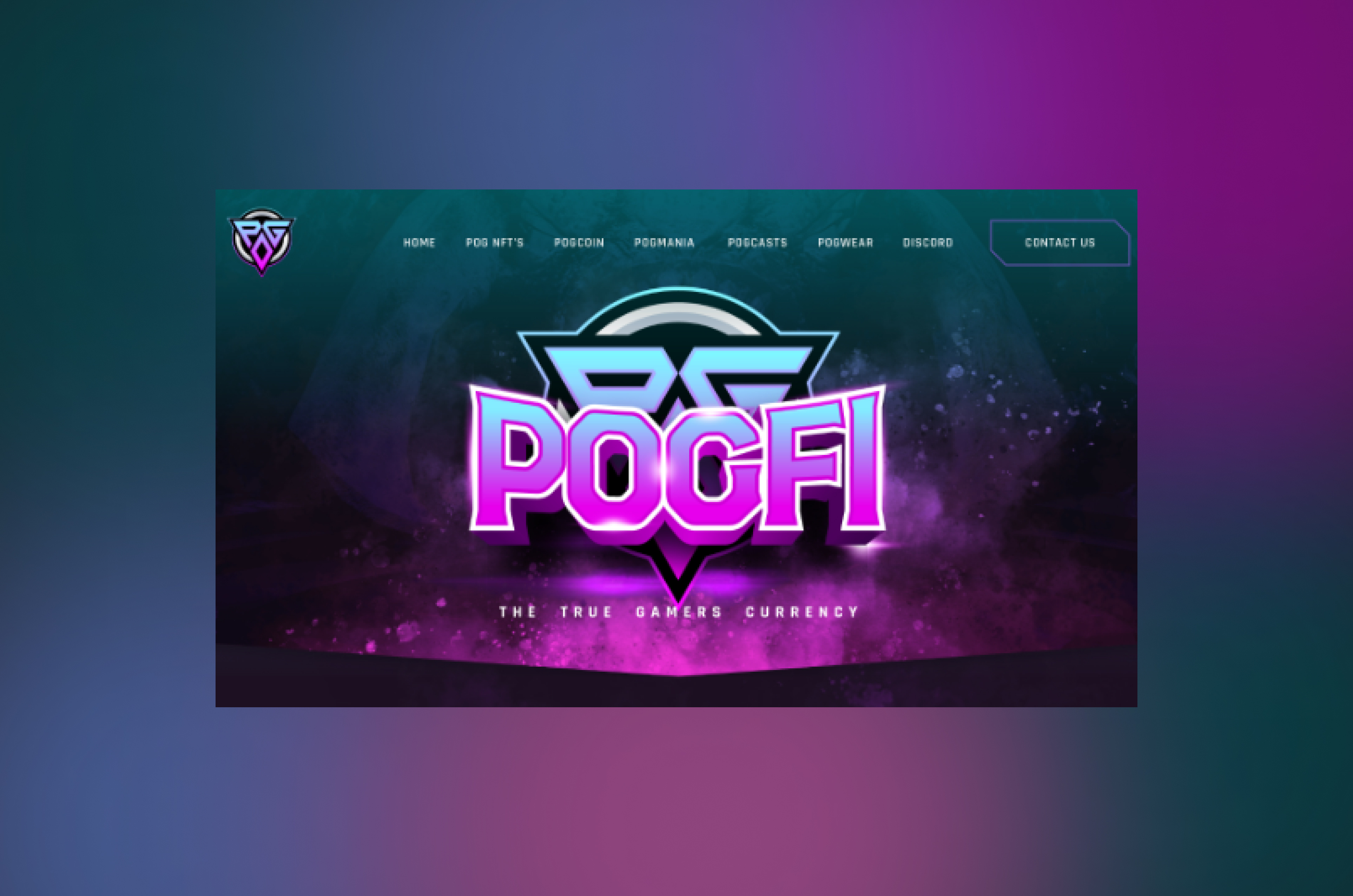 POGFI Landing Page blockchaingaming competitivegaming cryptogaming design designer esports futureofgaming gameon gamersunite gaming gamingcommunity gamingeconomy gamingrevolution nftgaming nfts playtoearn pogcoin pogfi streamershub uiux