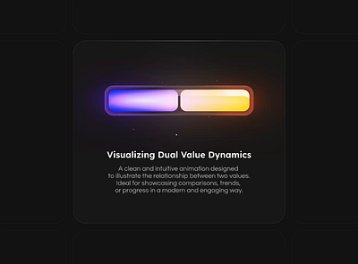 Dual Value Dynamics Animation Card animation bright card clean design game design illustration modern motion graphics rive ui web website