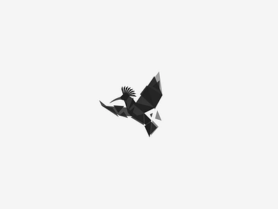 Hoopoe Bird Icon – Interlocking Triangle Saudi Production logo animal logo bird logo bird symbol creative bird fly logo geometric hoopoe interlocking triangles minimalist bird icon saudi saudi logo tell tellers triangle triangles شعار شعار عربي طائر